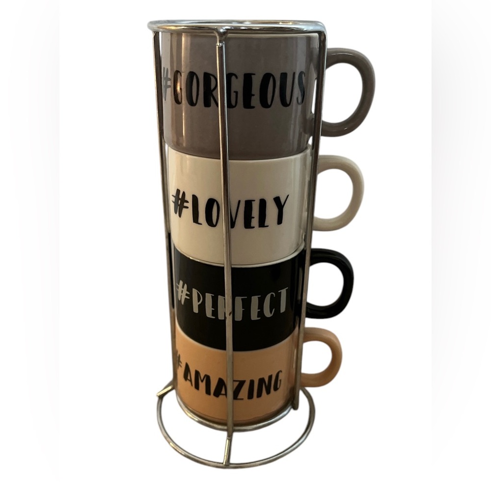 Set of 4 Coco+ Lola Premium Collection Mini Demitasse espresso Mugs